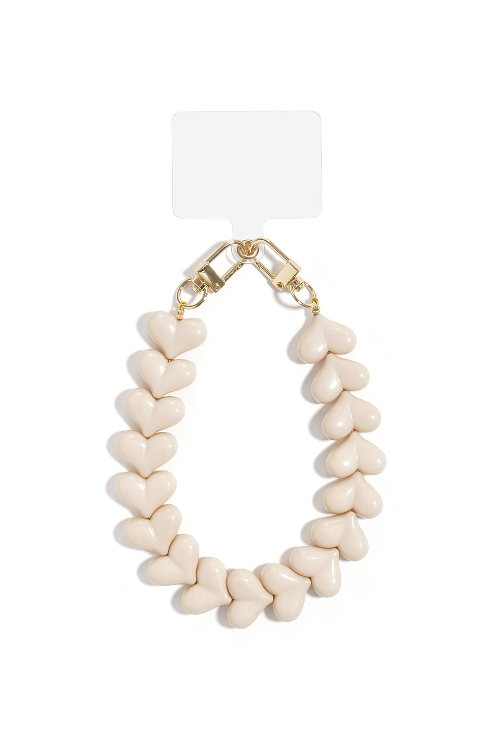 Hart telefoonkoord Abrikoos