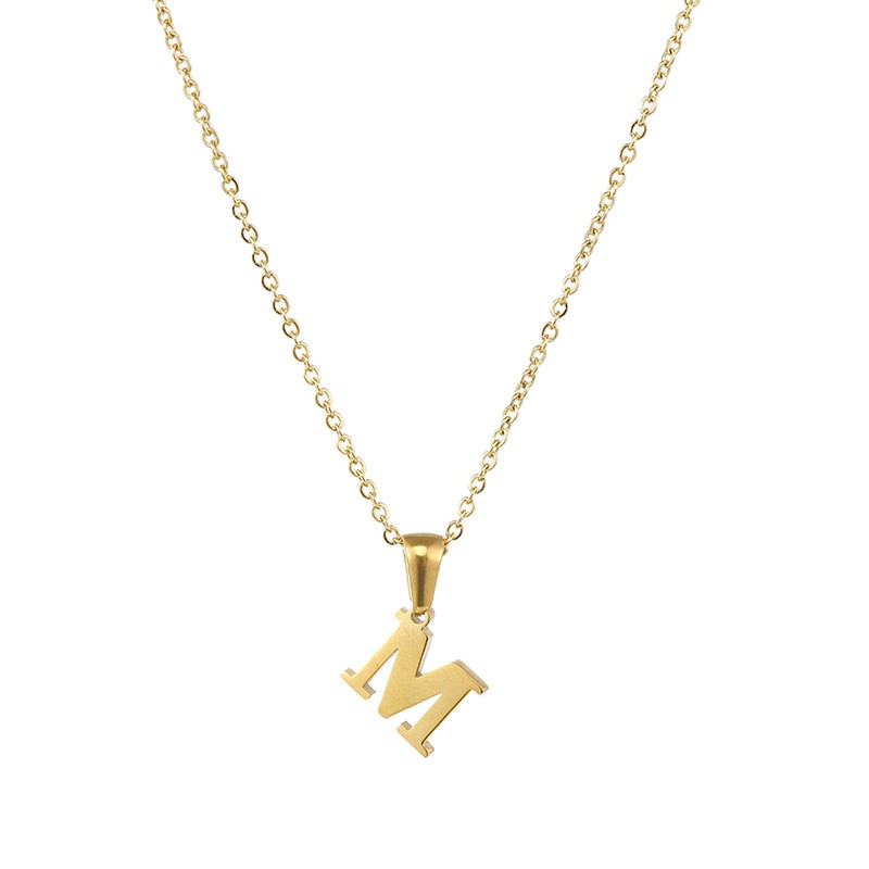 Ketting met de letter M (van mama)