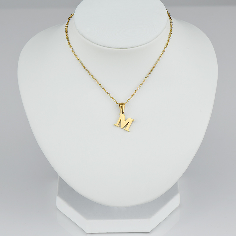 Ketting met de letter M (van mama) - Afbeelding 2