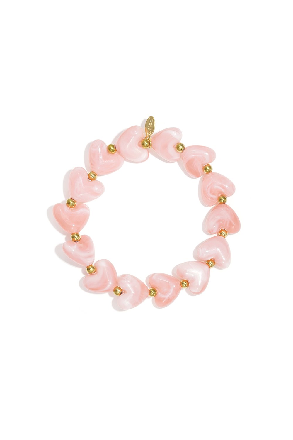 Hartjes kralenarmband in meerdere kleuren