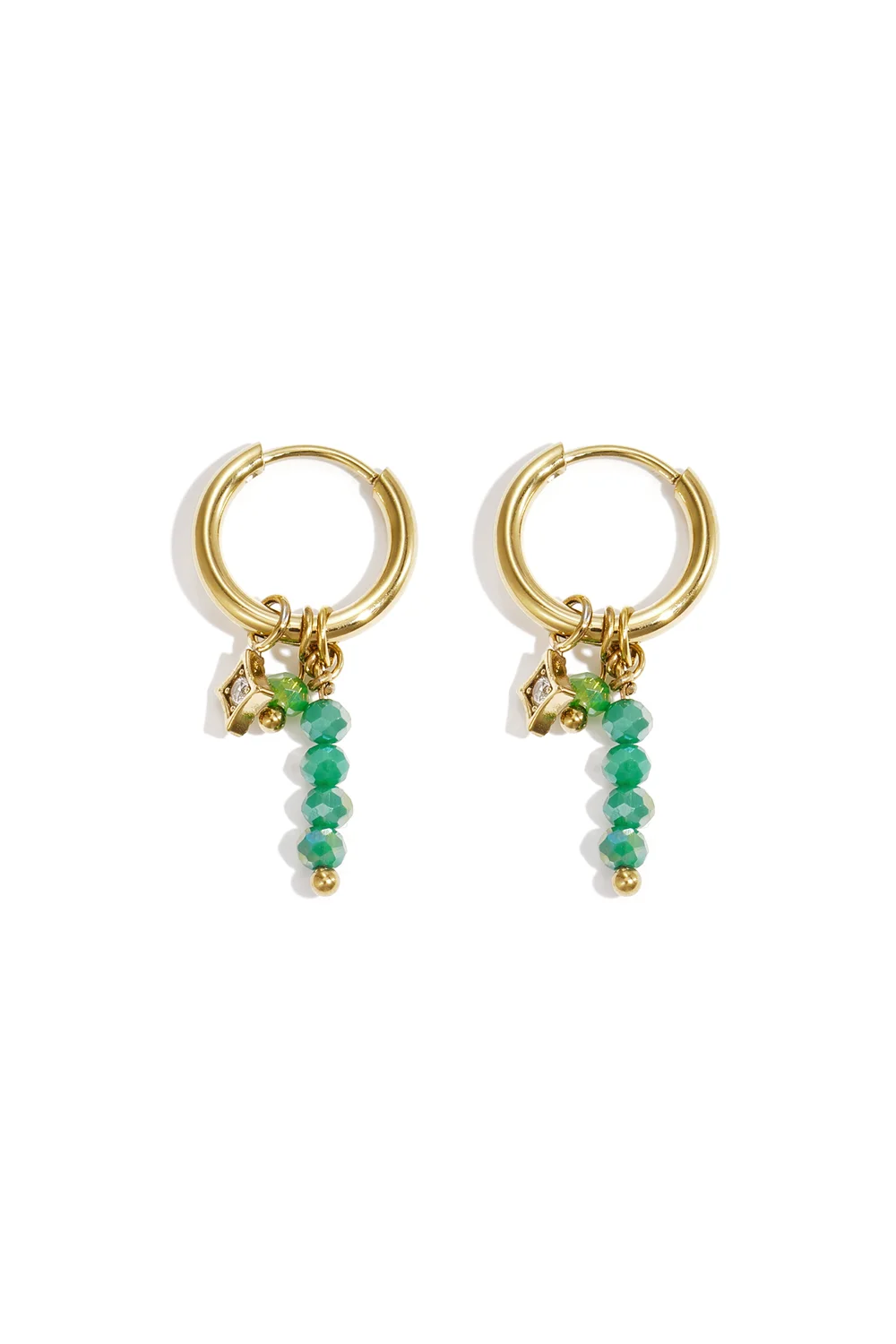 Oorbellen summer madness – groen