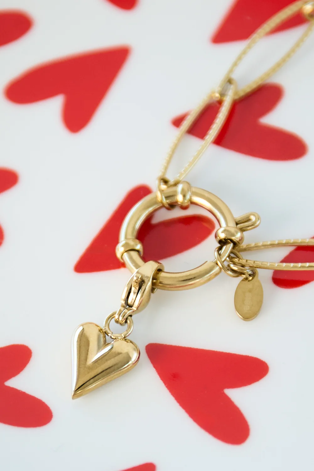 Hart sieraden DIY bedel